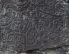 The Government today (October 25) announced that the Antiquities Authority (i.e. the Secretary for Development) has declared the rock carving at Cape Collinson in Eastern District, Yuk Hui Temple in Wan Chai and Hau Mei Fung Ancestral Hall in Sheung Shui as monuments under the Antiquities and Monuments Ordinance. Photo shows a close-up of the geometric patterns on the rock carving at Cape Collinson.