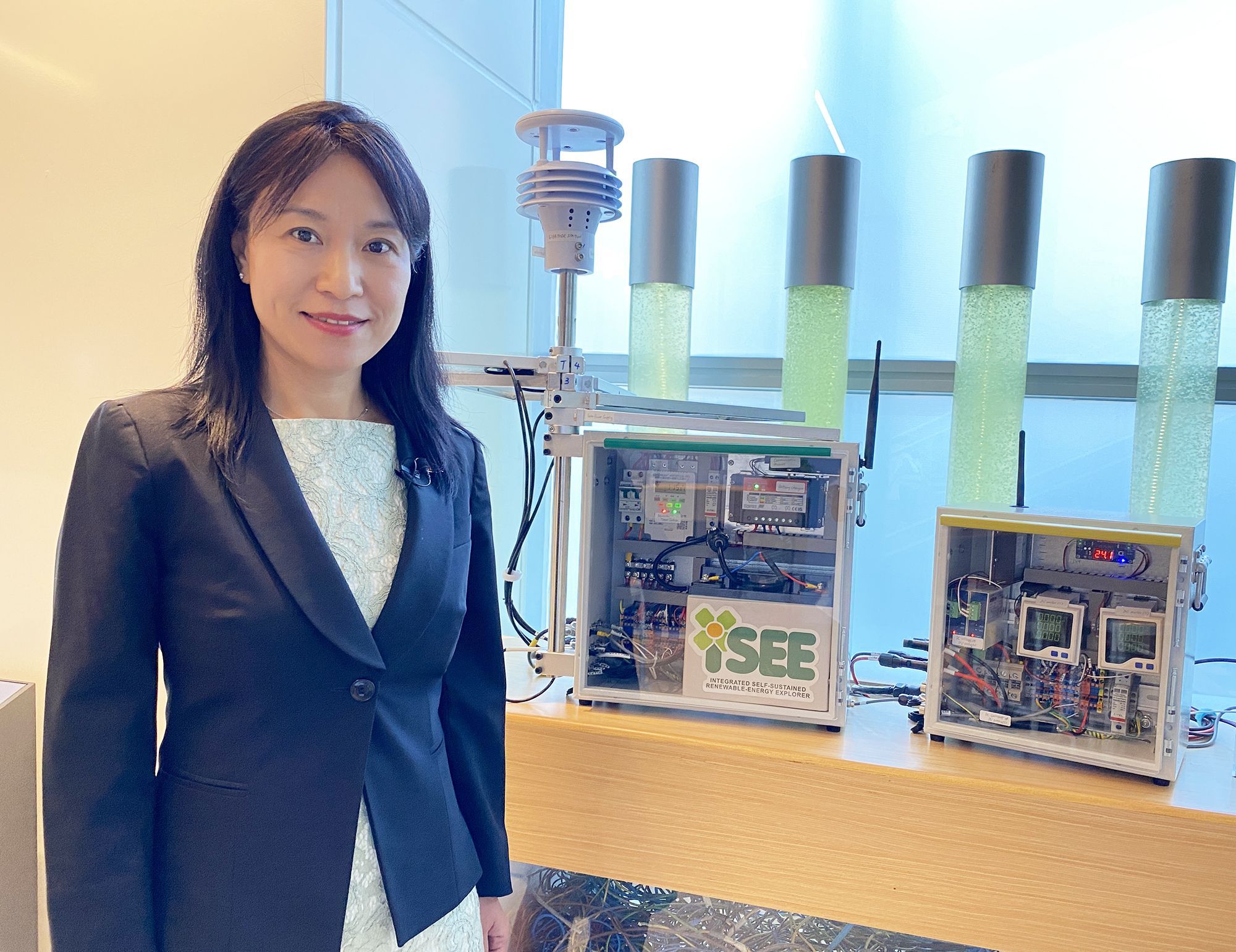 机电署高级工程师（能源效益）张敏婕表示，可再生能源探索者iSEE能收集现场实时气象资料数据，有助准确评估可再生能源的产电潜力和回报。