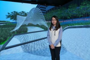 建築署高級建築師（建築信息模擬技術）潘凱玲表示，「Weaving Love」是香港首個使用3D金屬打印技術的大型試點作品。